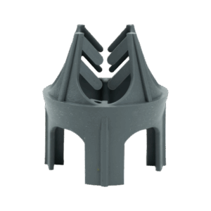 Kunststof Pion afstandhouder 4-voet vlak